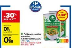 petits pois Carrefour