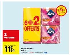 serviettes Nana