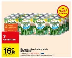 haricots verts Bonduelle