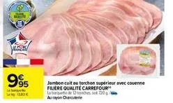 jambon cuit carrefour