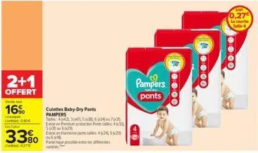 2+1  offert  we  16%  legat  8.40€  33%  culottes baby dry pants pampers  tats: 442,304,500 600 70  exten pemun protection partstolles 433 562  exten harmonie pam sole4245920) fanachage possible e  +1