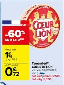 camembert Coeur de Lion