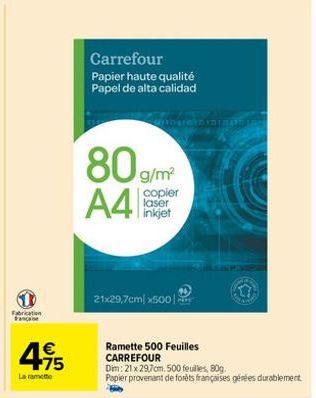 papier Carrefour