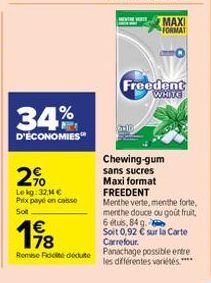 soldes Freedent