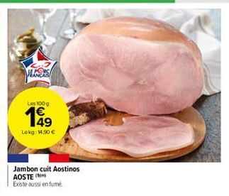 jambon cuit Aoste