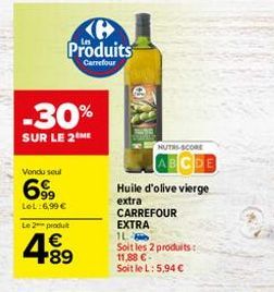 huile d'olive vierge Carrefour