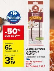 vanille Carrefour