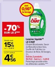 lessive liquide Le chat