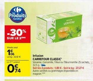 camomille Carrefour