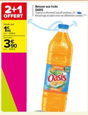 boisson aux fruits Oasis