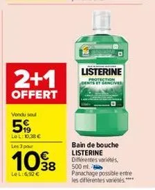 bain de bouche listerine