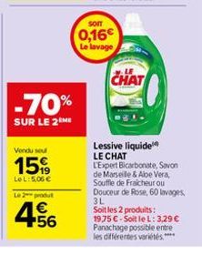 lessive liquide Le chat