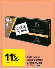 thé Carte noire