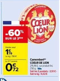 camembert Coeur de Lion