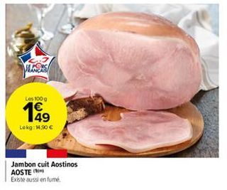 jambon cuit Aoste