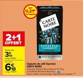 capsules de café 