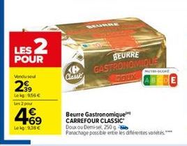 beurre Carrefour