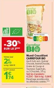 fruits secs Carrefour