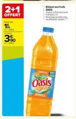 boisson aux fruits oasis