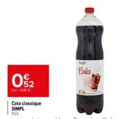 65  lel: 0.35 €  cola 