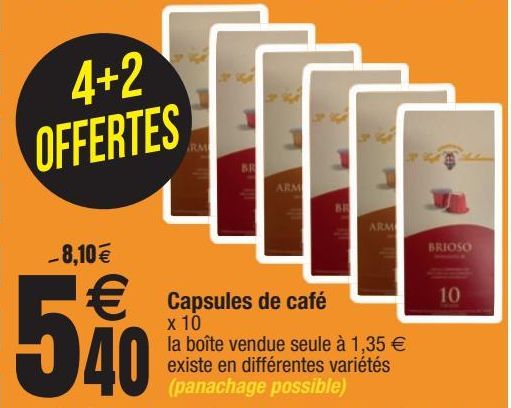 capsules de café