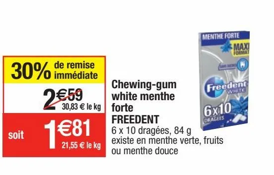 chewing-gums freedent