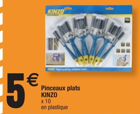 pinceau plat