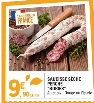 saucisse sèche 