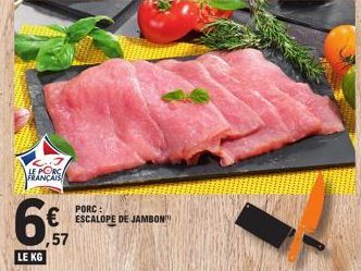 escalope de jambon 