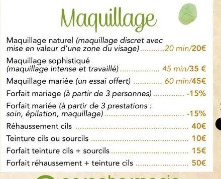 maquillage 