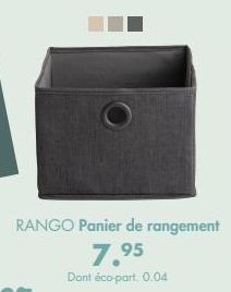 RANGO Panier de rangement  7.95 Dont éco-part, 0.04 