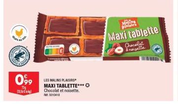 chocolat Les Malins Plaisirs