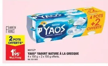 yaourt nature nestlé