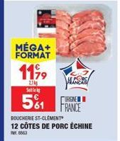 côtes de porc Boucherie St-Clément