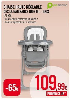 chaise haute Promo