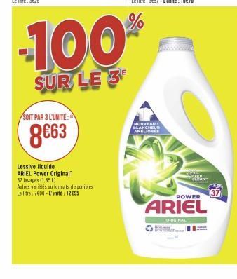 lessive liquide Ariel