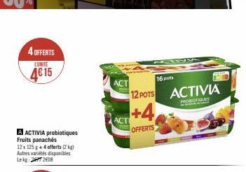 fruits Activia