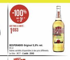 promos Desperados