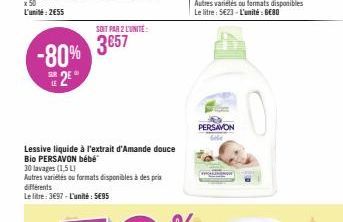 lessive liquide Persavon