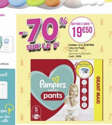 bébé Pampers