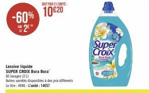 lessive liquide Super Croix