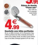 Douchette avec billes purifiantes offre à 4,99€ sur Bazarland