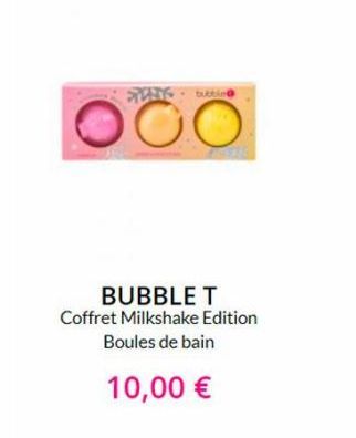 SPARTS butte  000  BUBBLE T Coffret Milkshake Edition Boules de bain  10,00 € 