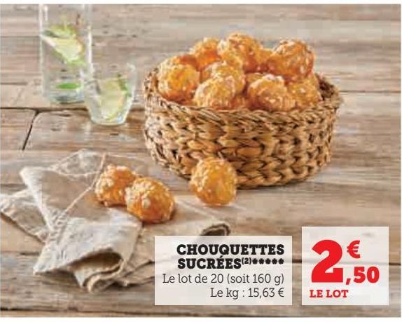 CHOUQUETTES SUCRÉES