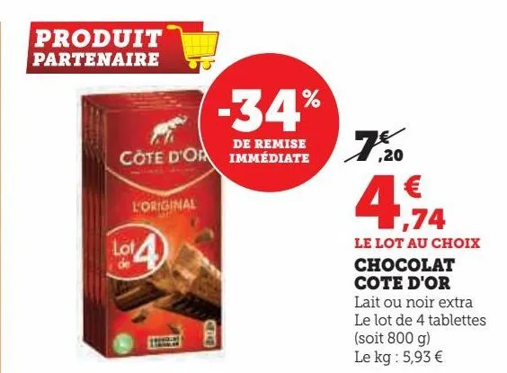 chocolat cote d'or