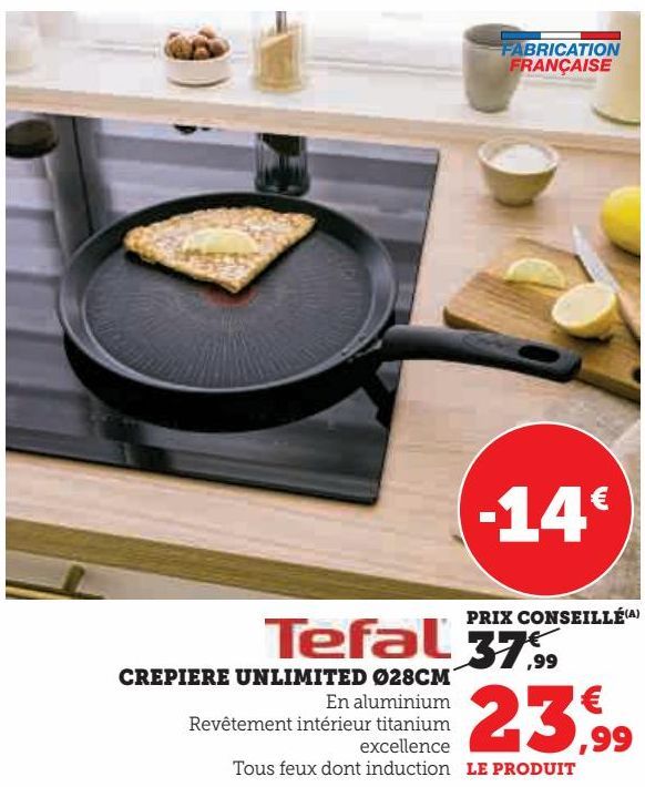 CREPIERE UNLIMITED Ø28CM