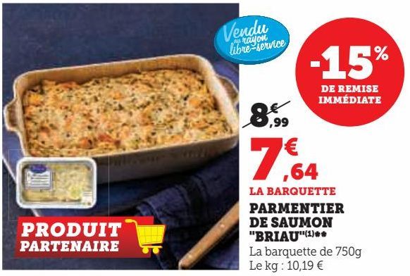 PARMENTIER DE SAUMON "BRIAU