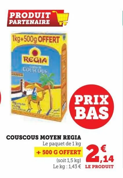 couscous moyen regia