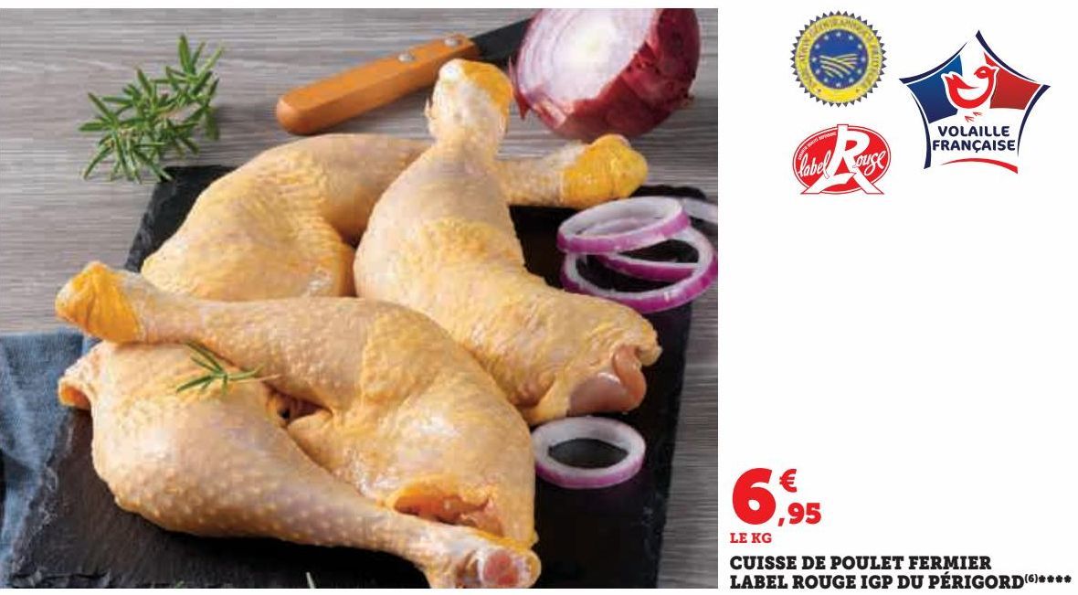 CUISSE DE POULET FERMIER LABEL ROUGE IGP DU PÉRIGORD