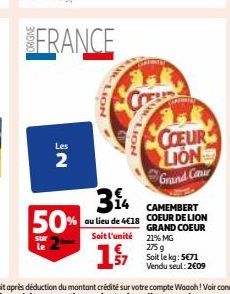 camembert Coeur de Lion